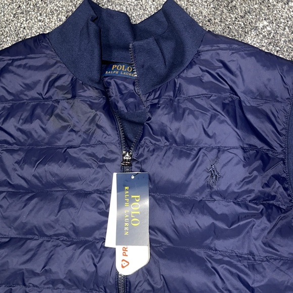 New Polo Ralph Lauren Quilted Primaloft Hybrid Vest - Picture 3 of 5